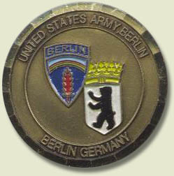 Image of Berlin Brigade Challenge Coin.