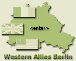 Image showing the flags of the western allies hovering over Berlin.