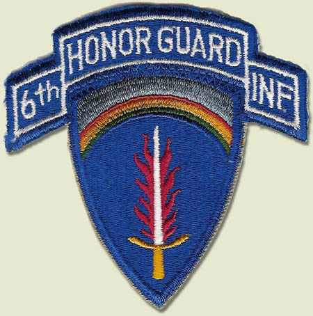 Image of the 6th Infantry Honor Guard Shoulder Sleeve Insignia.