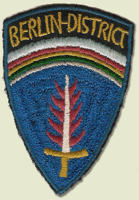 Image of the Berlin District Shoulder Sleeve Insignia.