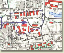 Map of Alexander Barracks.