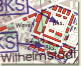 Map of Brook Barracks.