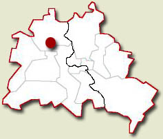 Location of the Quartier Napoléon Image showing the location of the Quartier Napoléon on Berlin map