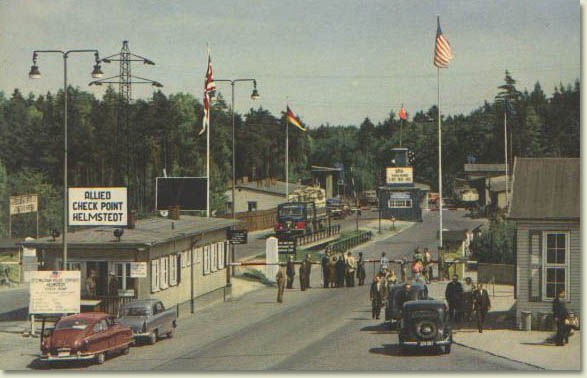 Postcard image of Checkpoint Alpha Image of Checkpoint Alpha from a postcard.