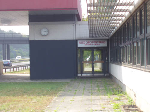 Image of the entrance to Checkpoint Bravo
